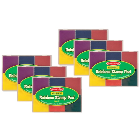 Rainbow Stamp Pad, PK6